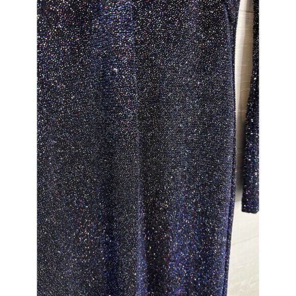 Ruched Side Glitter Bodycon Dress Size‎ 2 NWT - Picture 6 of 7